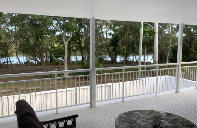 Quiet waterfront home