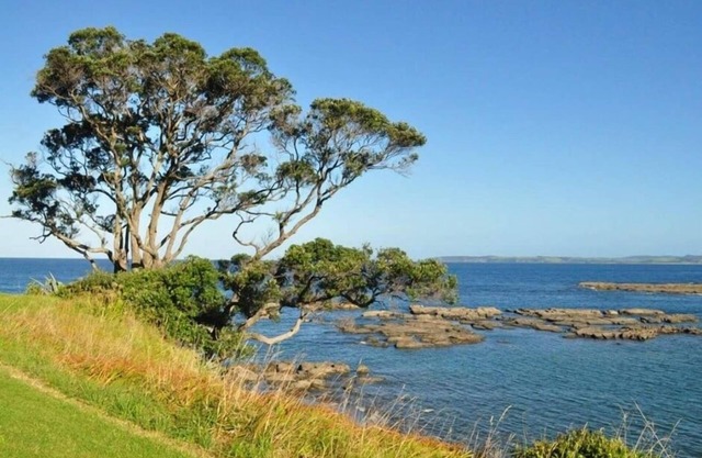Relax at this Matheson Bay retreat.