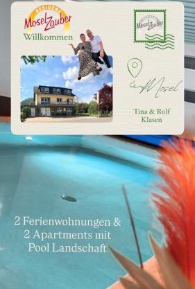 Residenz Moselzauber - Ferienwohnungen mit Pool Landschaft