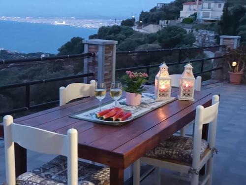 Restful Sea View House in Rodia