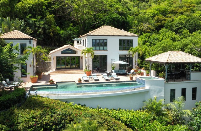 Rivendell, Located in St. John’s prestigious Peter Bay Estates.
