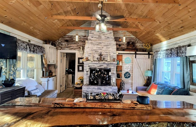 Riverfront Cabin Getaway at The Brackish - Pet Friendly!