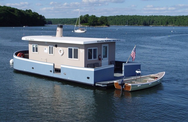 Romance and Adventure on the High Seas! The Charles Andrew with Motorized Skiff