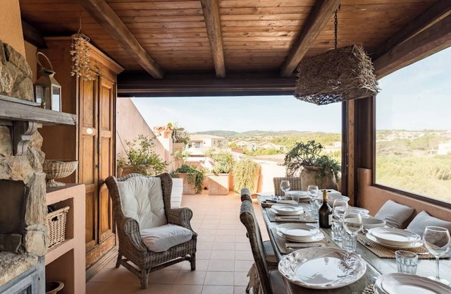 Romantic apartment with sea view on the Maddalena archipelago.
