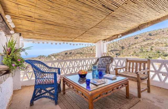 Rural House 'Bns - Casa La Prensa - Alpujarra' with Sea Views, Private Terrace and Wi-Fi