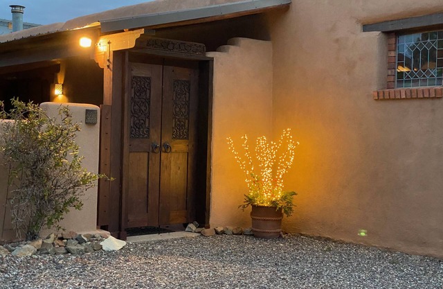 Rustic and luxurious self-catering suite.