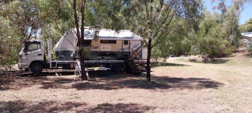 RV Caravan in Rural Setting on Edge of Town close to AgQuip