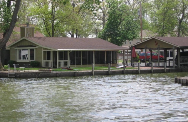 Schmucker Rentals, Tecumseh Island. Great fishing off the point.