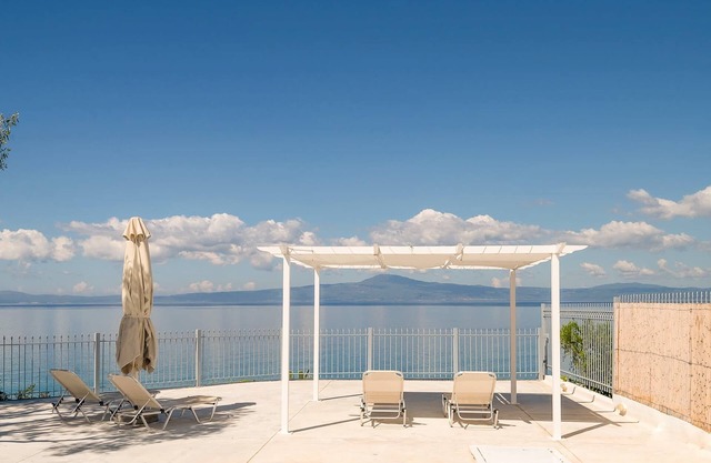 Seafront Pouletis Family Drosoula Gem with pool