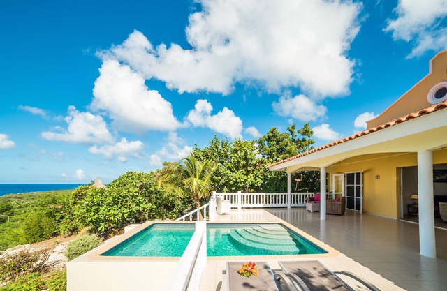 Seaview Villa with Private Pool - Overlooking the Caribbean Sea - Coral Estate