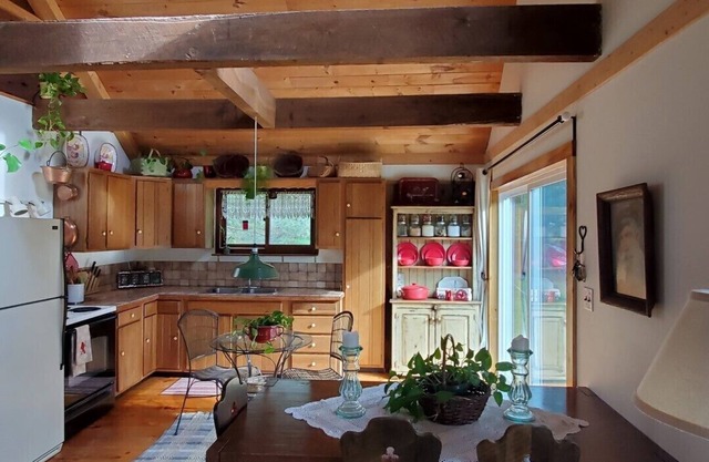 Secluded Cabin in the Woods.