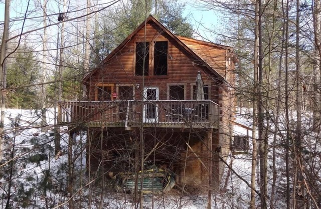 Secluded, Cozy Cabin with Hot Tub in a heavily forested setting. Great Location.