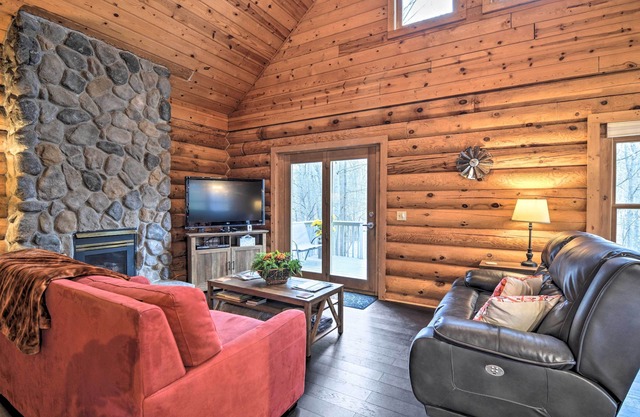 Secluded Gaylord Cabin w/Deck, Fire Pit & Grill!