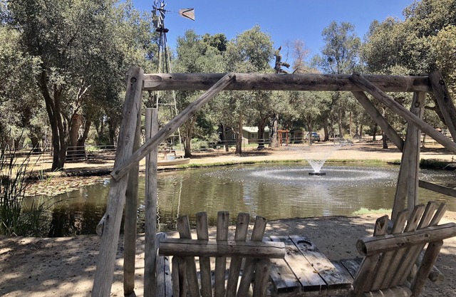 Secluded rental on 40 acre ranch.