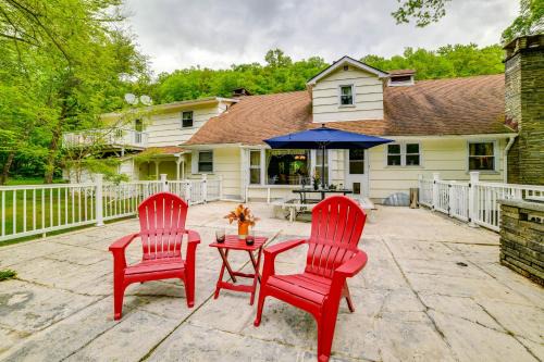 Serene Home with On-Site Brook in Callicoon Center