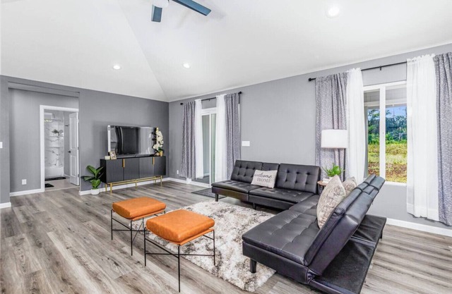 Serene Sky Blue Lounge: Unwind in Comfort & Style