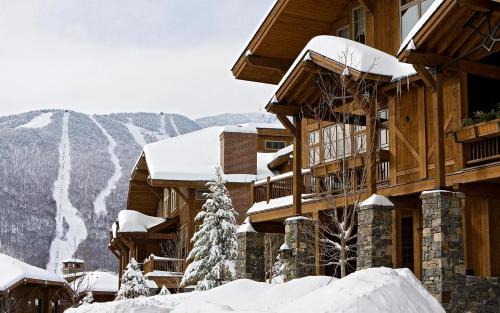 Ski in Ski out 4 Bedroom Spruce Peak Lodge Luxury Mountain Cabin By Stowe Mountain Rentals
