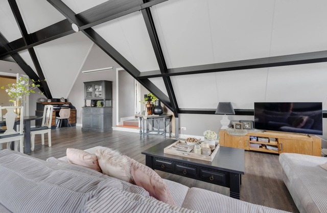 Spacious luxury apartment with rural views