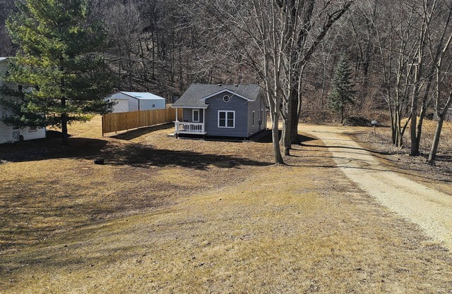 Spoonbills Vacation Rental across the road along the Mississippi River