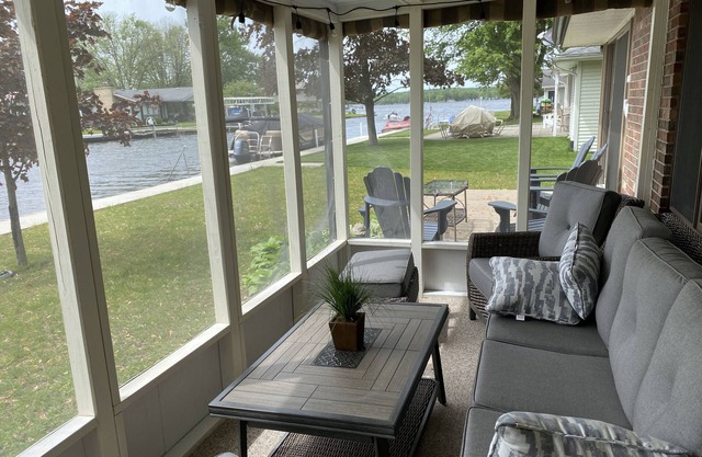 “Stay Anchored” Lake Tippecanoe channel front with pier and great lake views