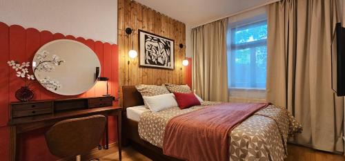stilvolles Design Apartment in Gohlis mit WLAN,Netflix, Waschmaschine