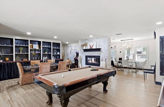 Stylish Family Friendly Lake McQueeney Home w/Pool, Game Room, Walk to Boat Ramp