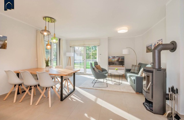 Stylish vacation home in a fishing village with garden, 3 floors & infrared cabin on the ground floor