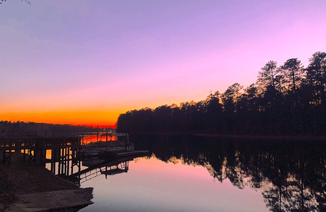 Sunset Gem private dock & boat ramp on Lake Murray