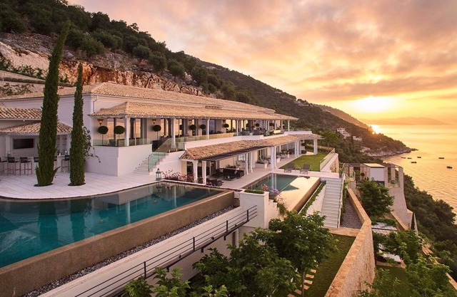 Super Elite Corfu Villa | Villa Paradiso | 6 Bedroom | 2 Heated Infinity Pools.