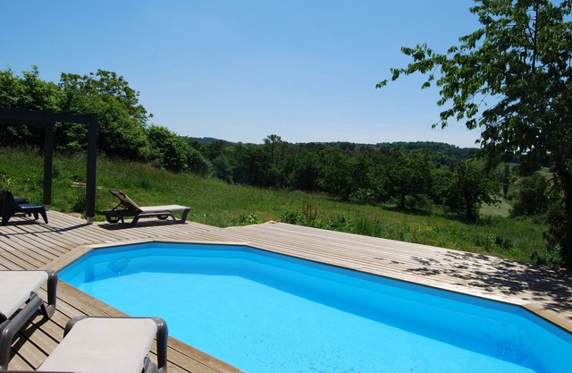 Superb stone cottage, recently renovated, with private heated pool and garden
