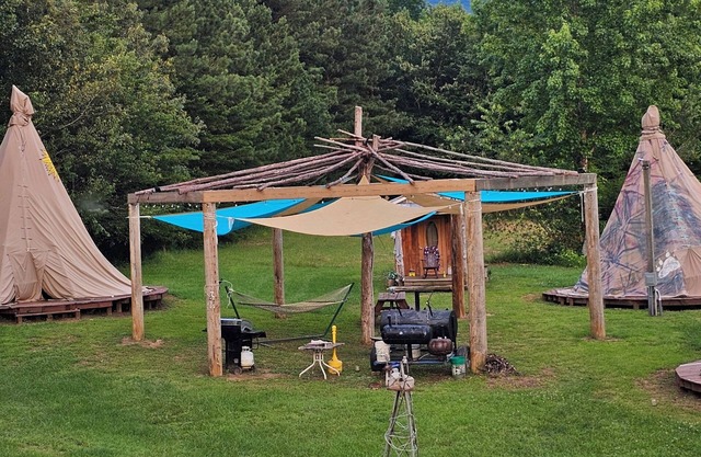 TeePee Village, Valley of the Cherokee National Forest, Ocoee Hiwassee River