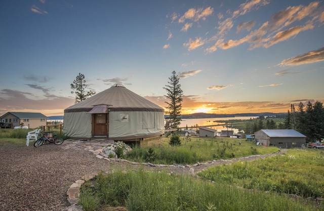 the end of the road yurt