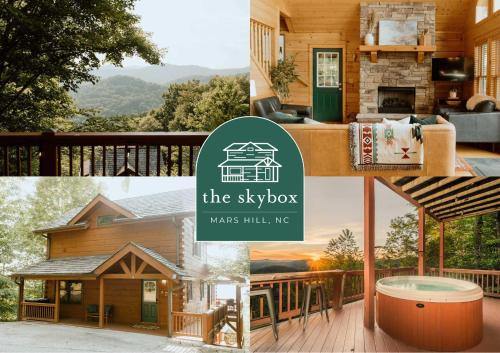 The Skybox Cabin Stunning Views HotTub Game Room