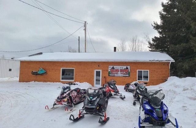 The Sled Stop located on ATV/Snowmobile Trail.