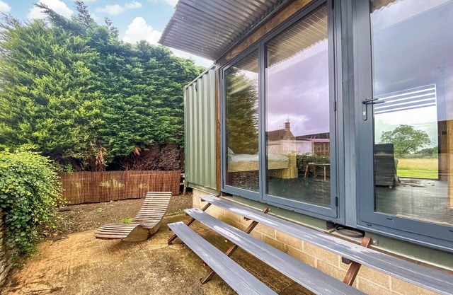 The Studio, within walking distance of the village of Yatton Keynell, on the edge of the Cotswolds.