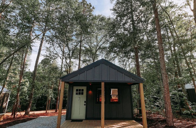 The tranquility of the woodlands is where you'll find Hartwell Cabins and RVs