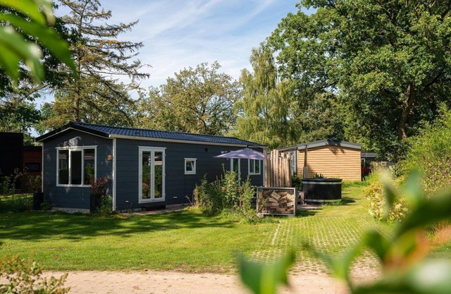 This bungalow with hot tub has everything you need!