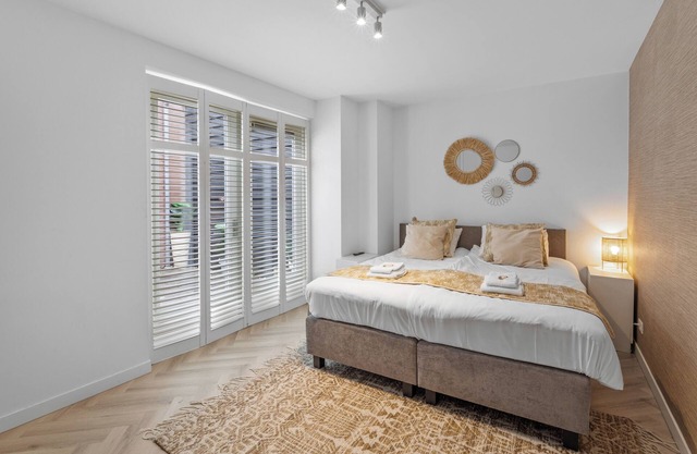 This fully renovated luxury apartment in Roosendaal is perfect for business trips or getaways.