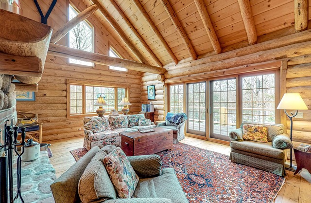 Three-Level Lakefront Getaway w/Free WiFi, Wood Fireplace, Game Room, & Dock