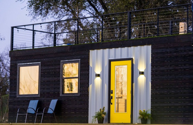 Tiny Container Home with Rooftop Deck
