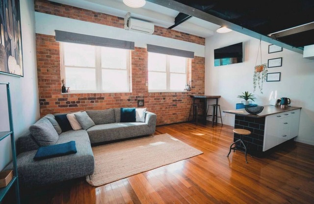 Trendy Industrial Style Loft in Fortitude Valley