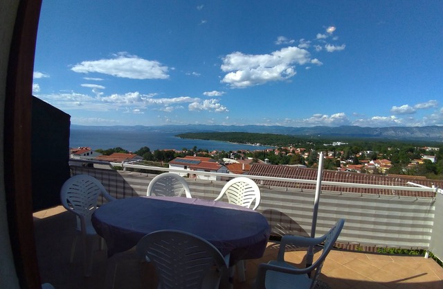 Two bedroom apartment with terrace and sea view Njivice, Krk (A-15904-b)