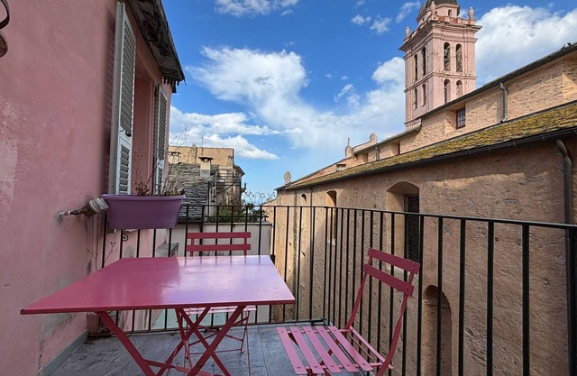 Two-room apartment with terrace and view