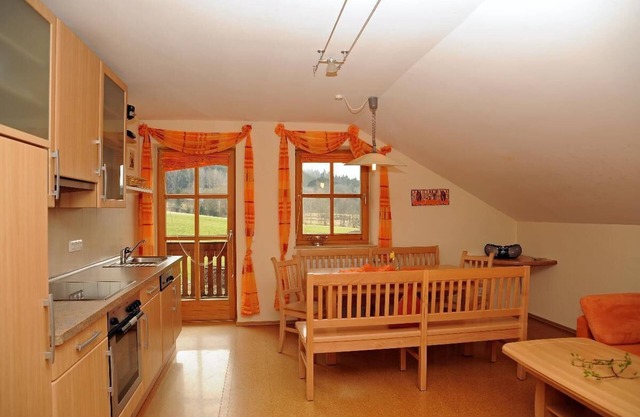 Vacation apartment (70sqm) with balcony and use of sauna
