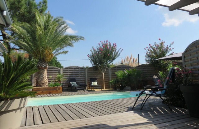 Vacation home with heated pool