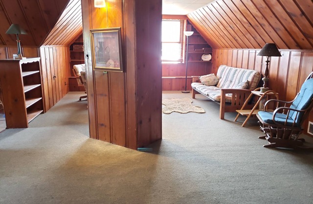 Very unique 3rd floor knotty pine loft apartment