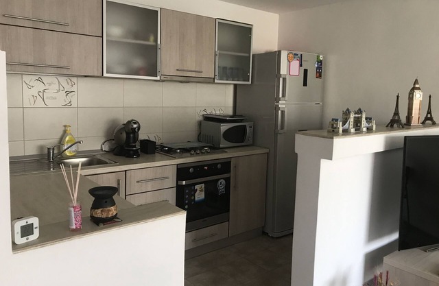 Villa fully equipped, with two bedrooms, two bathrooms, living room, balcony and