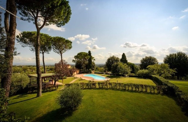 Villa with Pool Surrounded by Green