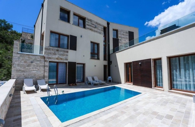 Villa with private beach first line