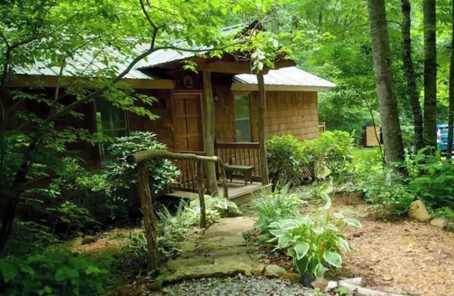 Waterfall Cottage near Asheville, North Carolina